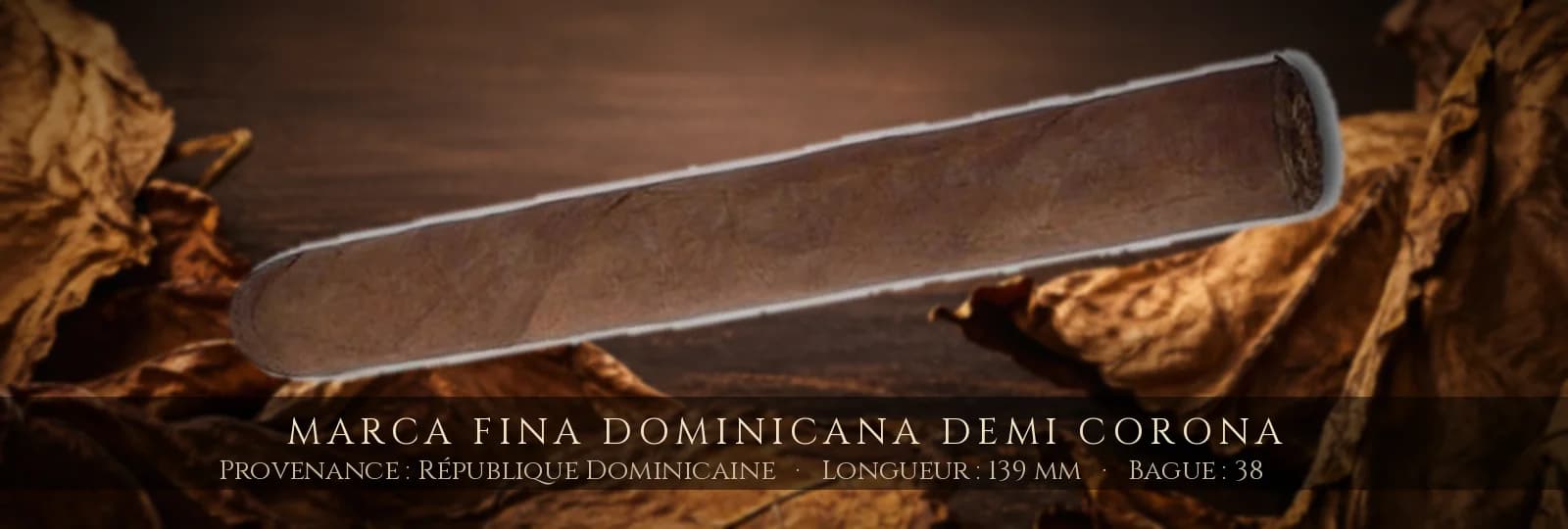 Marca Fina Dominicana Demi Corona — Marca Fina — République Dominicaine