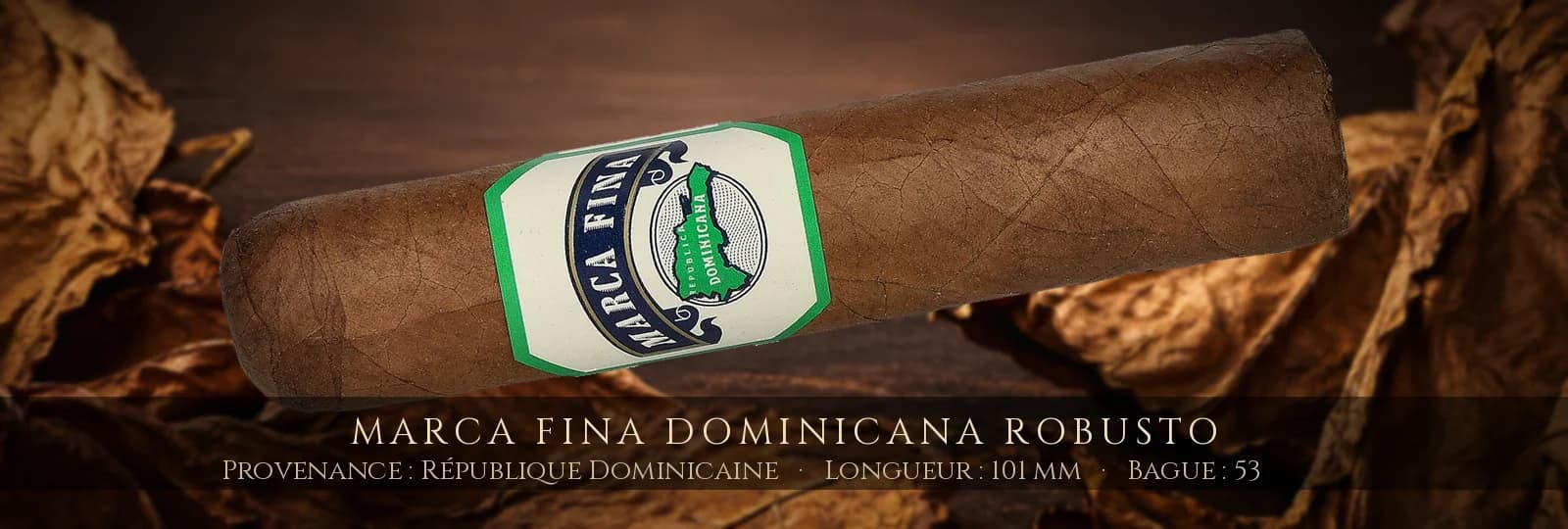 Marca Fina Dominicana Robusto — Marca Fina — République Dominicaine