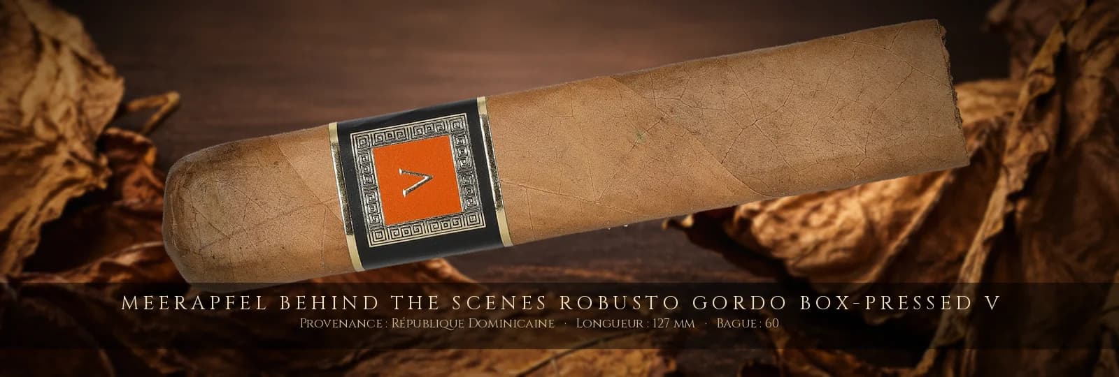 Meerapfel Behind The Scenes Robusto Gordo Box-Pressed V — Meerapfel — République Dominicaine