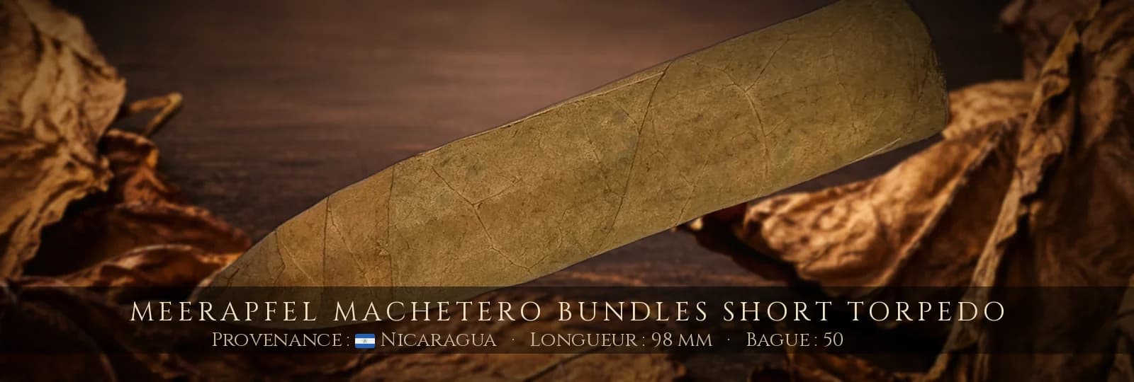 Meerapfel Machetero Bundles Short Torpedo — Meerapfel — Nicaragua