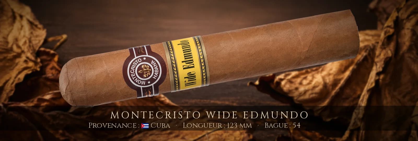 Montecristo Wide Edmundo — Montecristo — Cuba