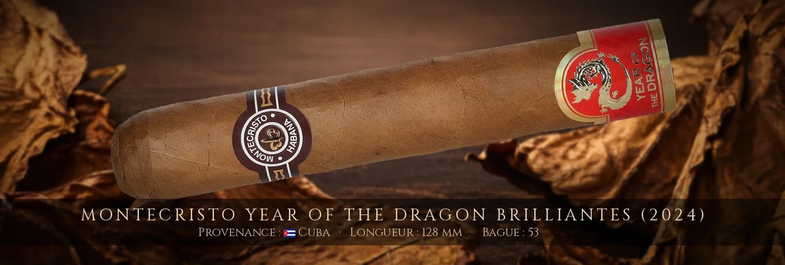Montecristo Year Of The Dragon Brilliantes (2024) — Montecristo — Cuba