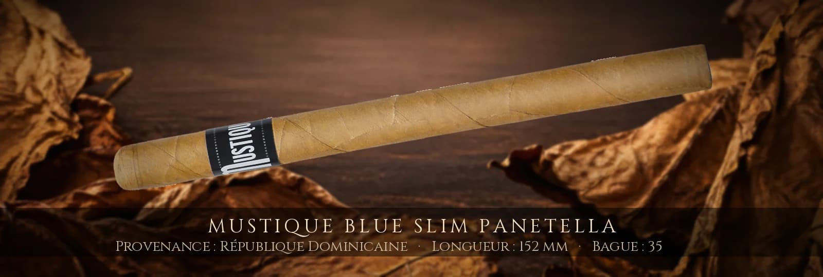 Mustique Blue Slim Panetella — Mustique — République Dominicaine