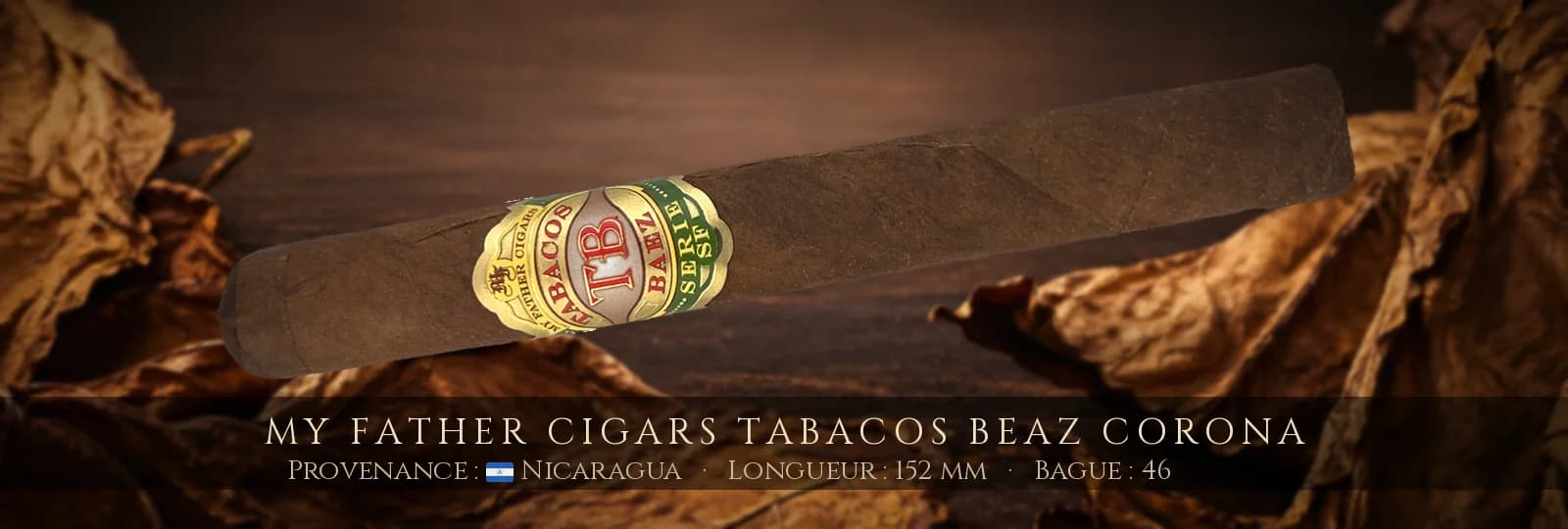 My Father Cigars Tabacos Beaz Corona — My Father Cigars — Nicaragua