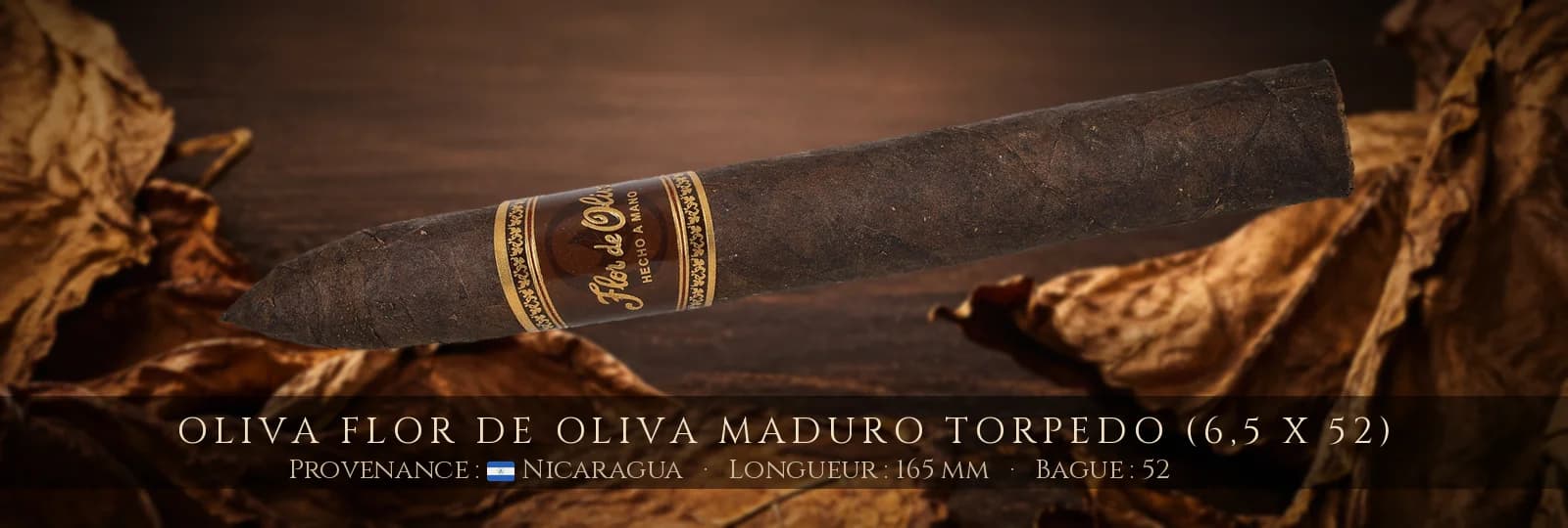 Oliva Flor de Oliva Maduro Torpedo (6,5 x 52) — Oliva — Nicaragua