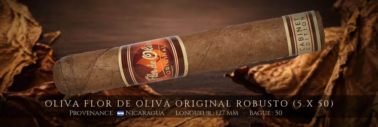 Oliva Flor de Oliva Original Robusto (5 x 50) — Oliva — Nicaragua