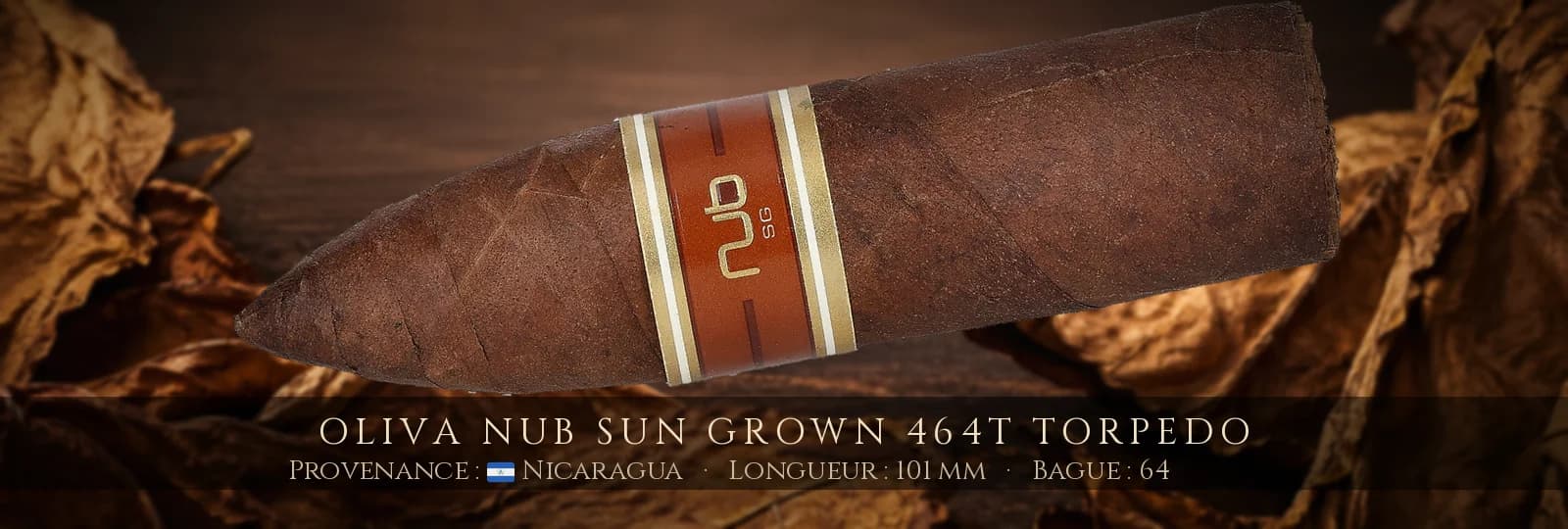 Oliva NUB Sun Grown 464T Torpedo — Oliva — Nicaragua