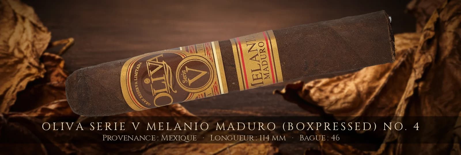 Oliva Serie V Melanio Maduro (Boxpressed) No. 4 — Oliva — Mexique