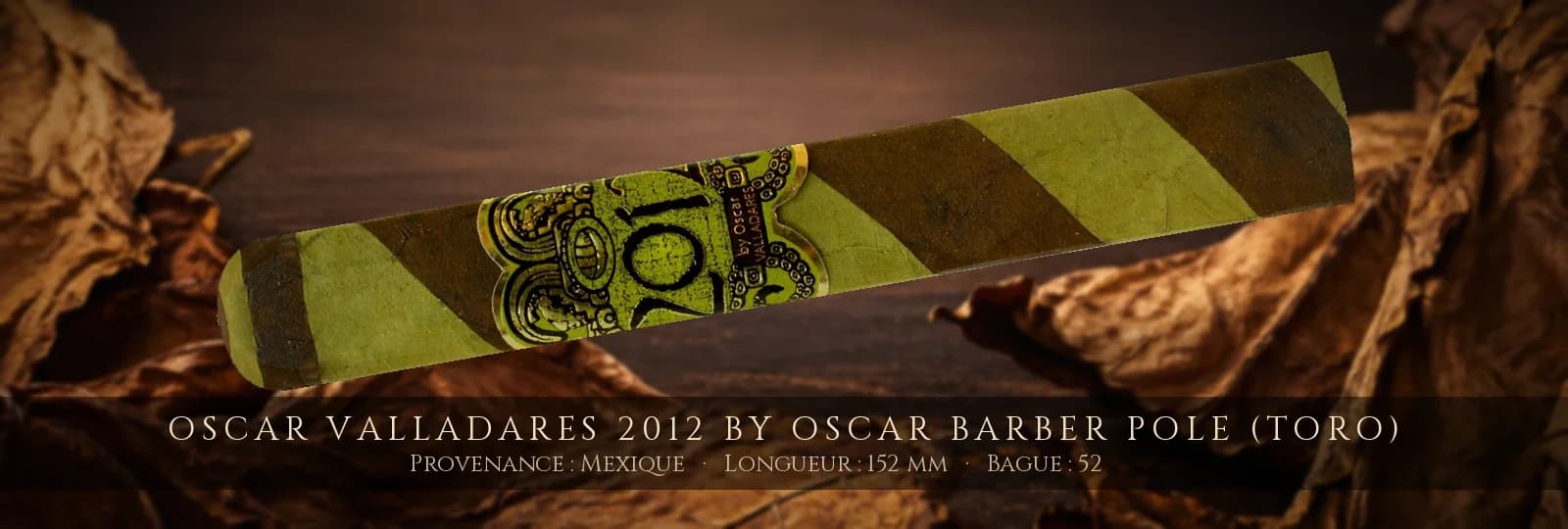 Oscar Valladares 2012 by Oscar Barber Pole (Toro) — Oscar Valladares — Mexique