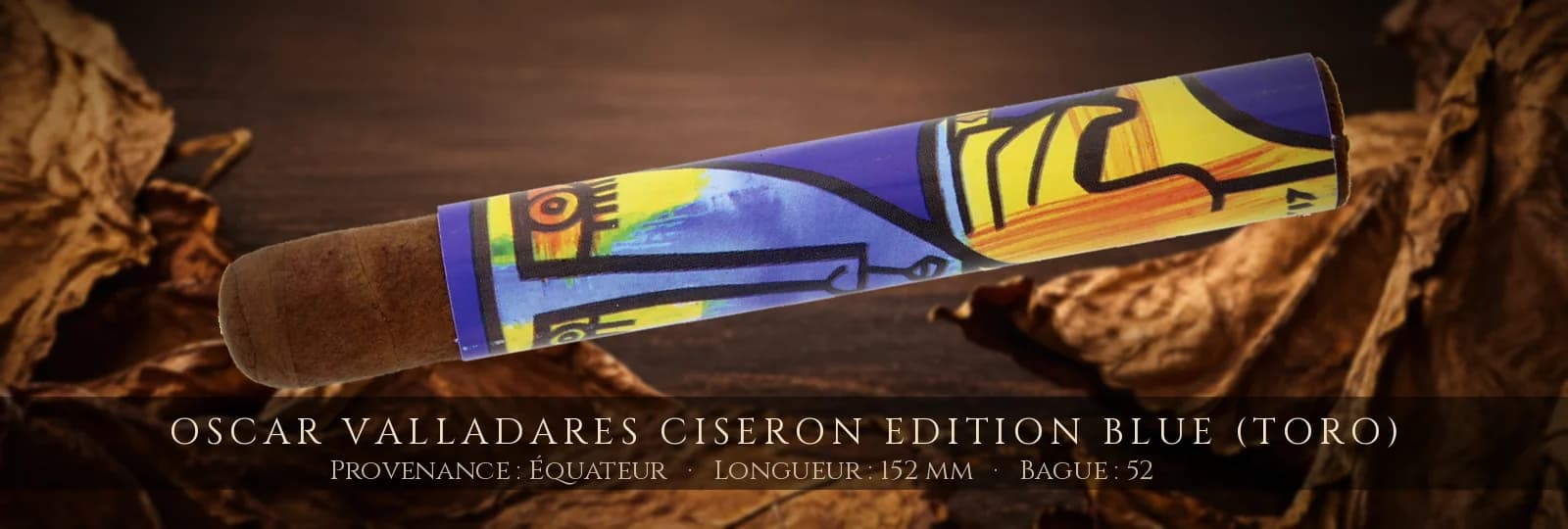 Oscar Valladares Ciseron Edition Blue (Toro) — Oscar Valladares — Équateur