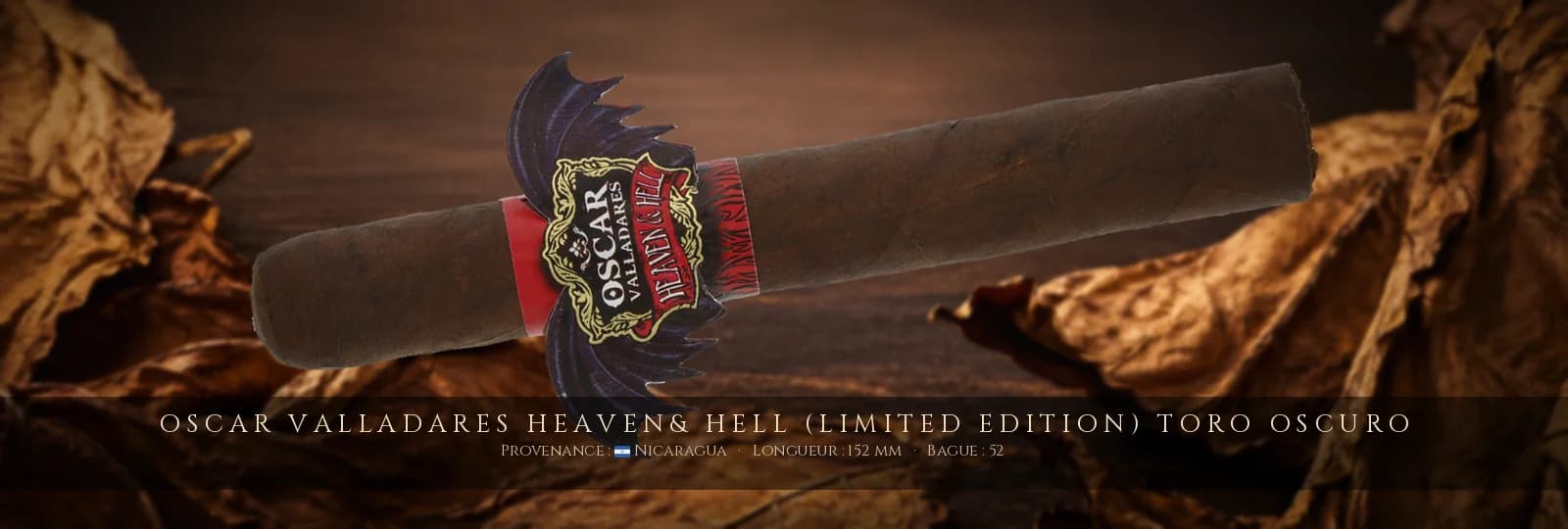 Oscar Valladares Heaven& Hell (Limited Edition) Toro Oscuro — Oscar Valladares — Nicaragua