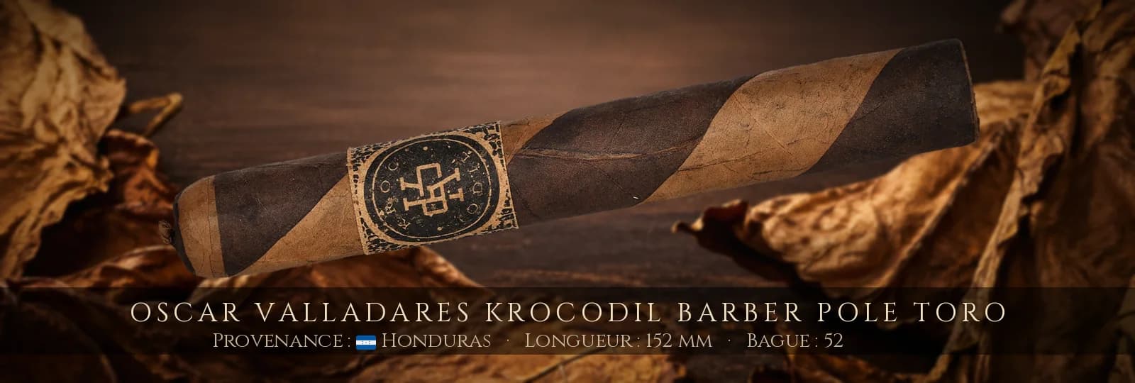 Oscar Valladares Krocodil Barber Pole Toro — Oscar Valladares — Honduras