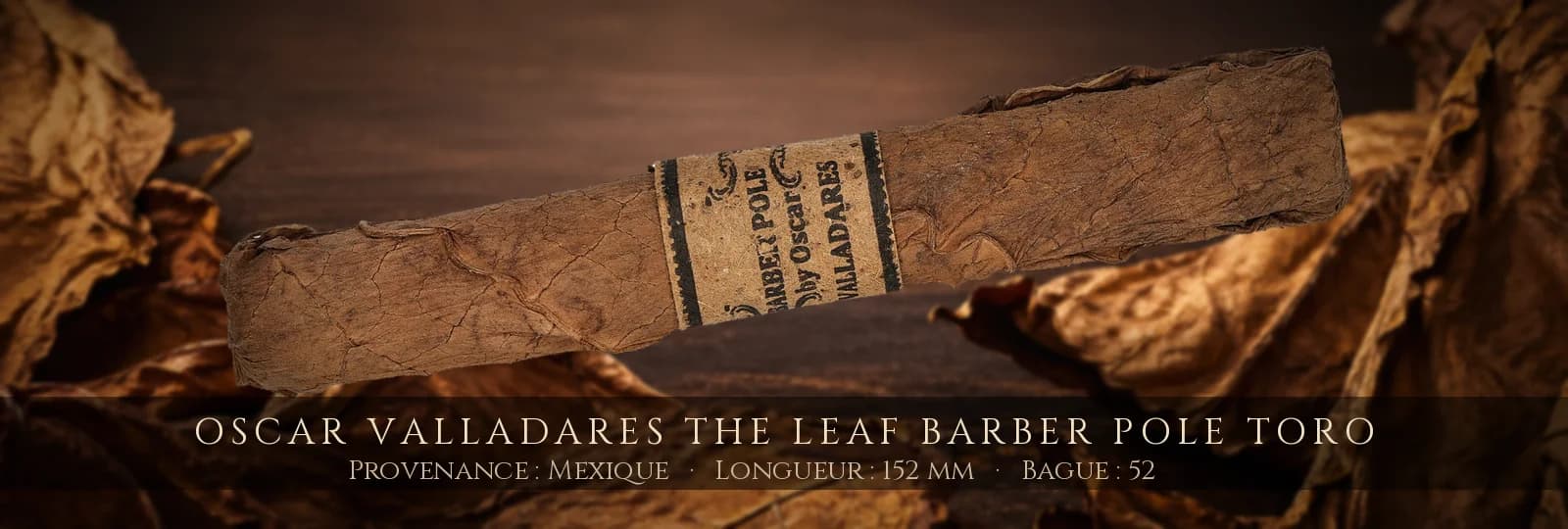 Oscar Valladares The Leaf Barber Pole Toro — Oscar Valladares — Mexique
