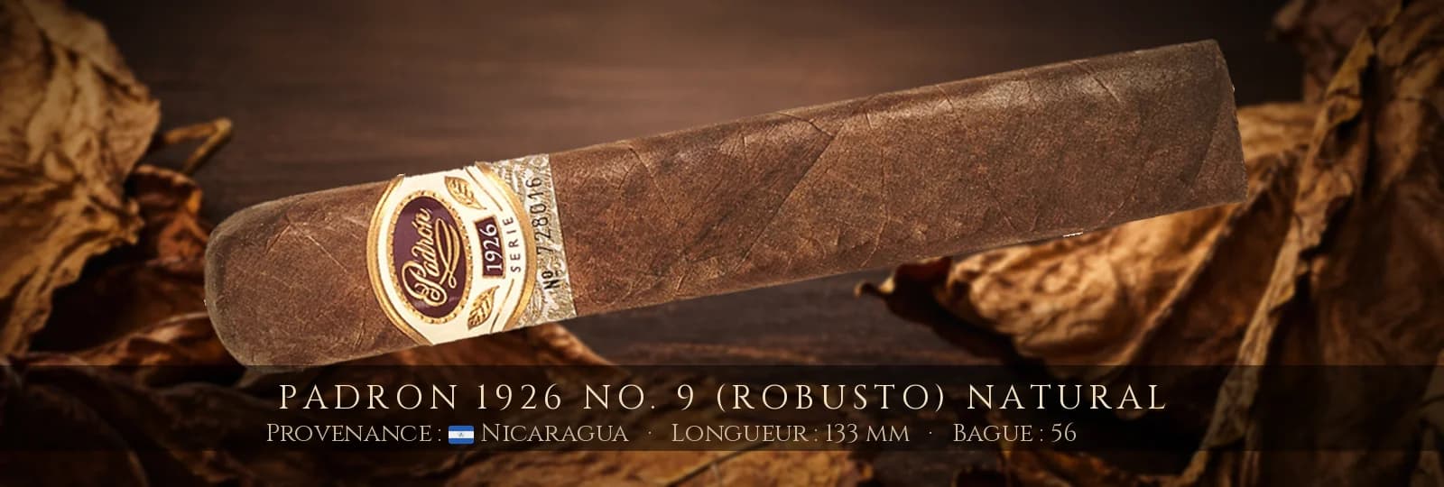 Padron 1926 No. 9 (Robusto) NATURAL — Padron — Nicaragua