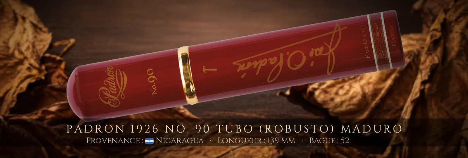 Padron 1926 No. 90 Tubo (Robusto) MADURO — Padron — Nicaragua