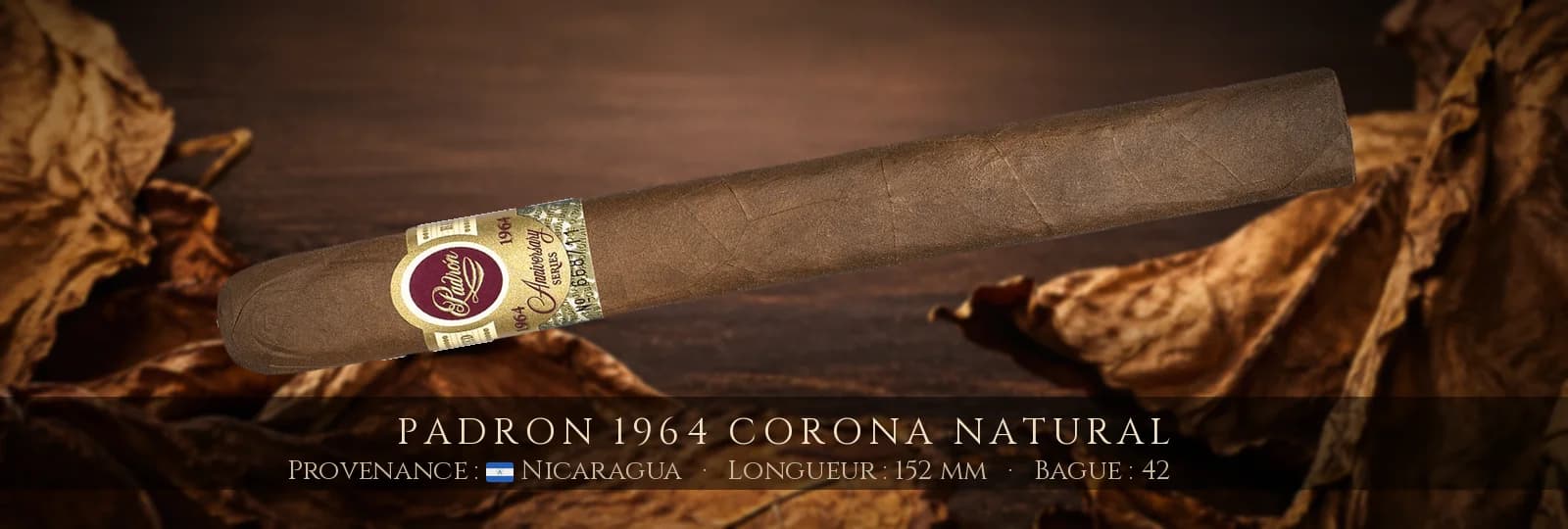 Padron 1964 Corona NATURAL — Padron — Nicaragua