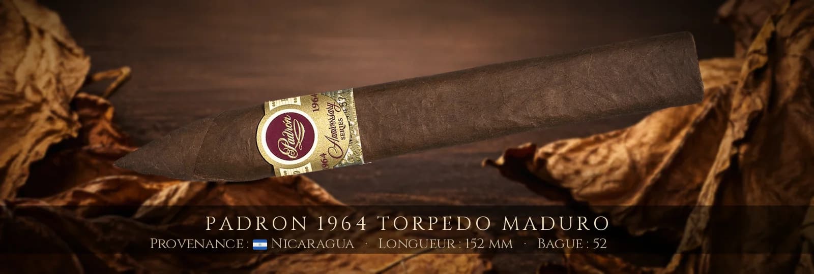 Padron 1964 Torpedo MADURO — Padron — Nicaragua