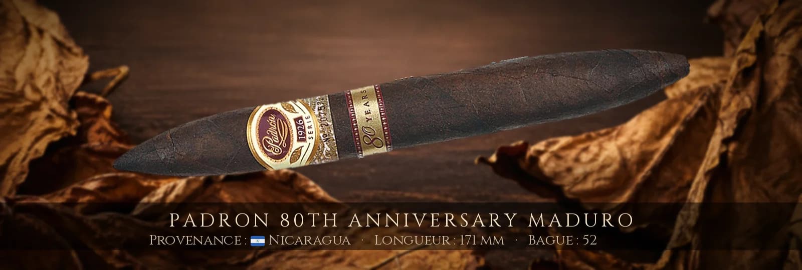 Padron 80th Anniversary Maduro — Padron — Nicaragua