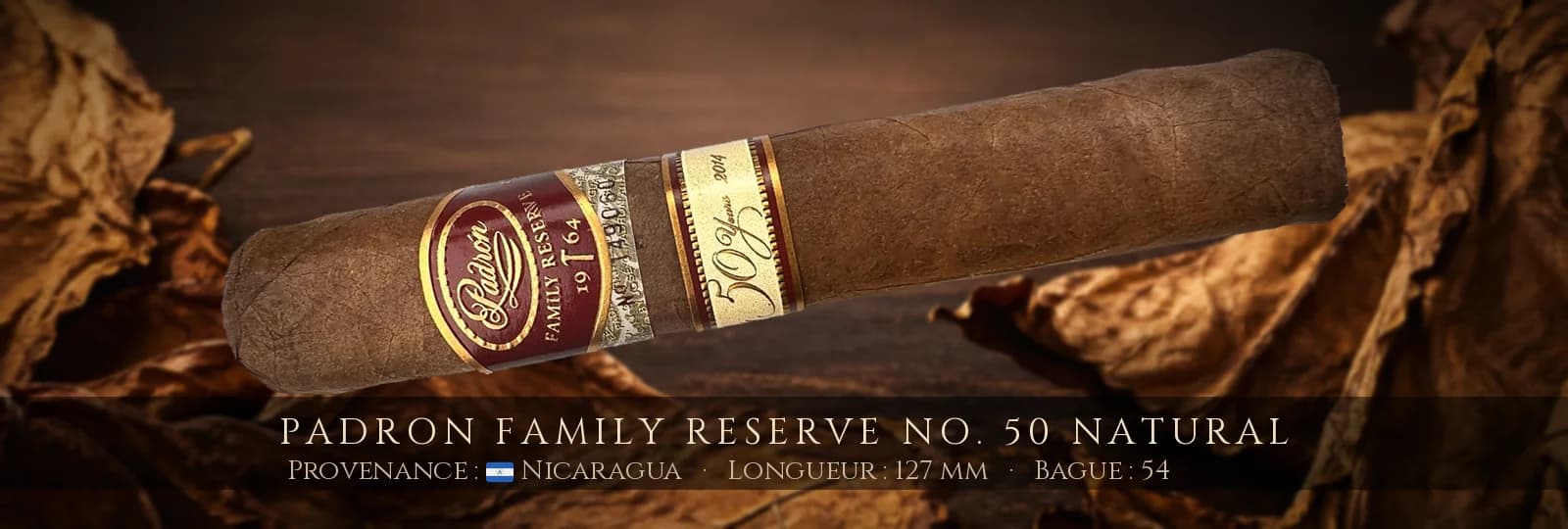 Padron Family Reserve No. 50 NATURAL — Padron — Nicaragua