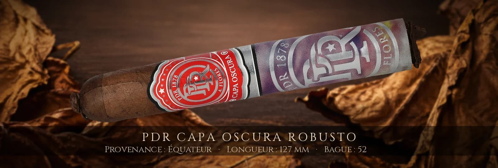 PDR Capa Oscura Robusto — PDR — Équateur