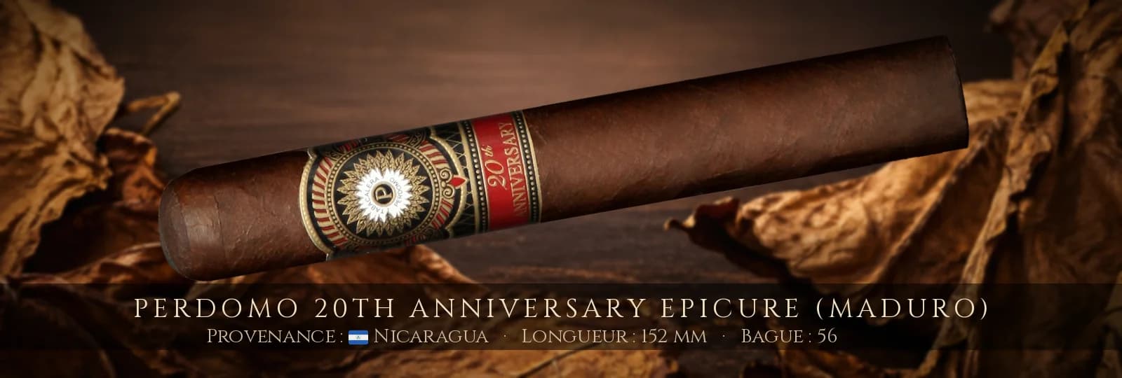 Perdomo 20th Anniversary Epicure (Maduro) — Perdomo — Nicaragua