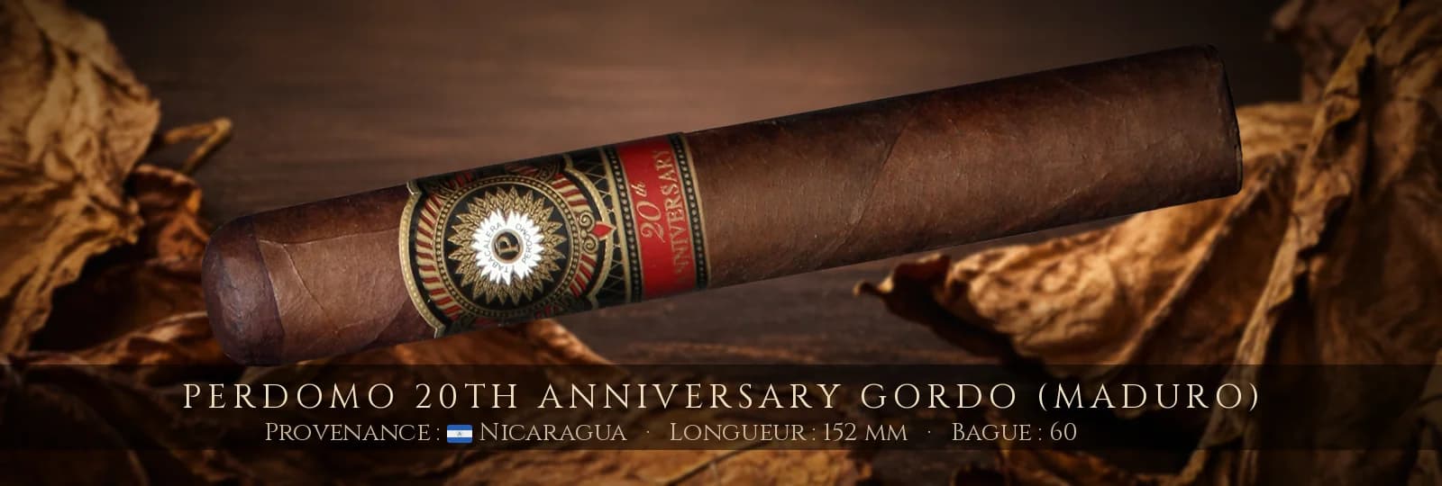 Perdomo 20th Anniversary Gordo (Maduro) — Perdomo — Nicaragua