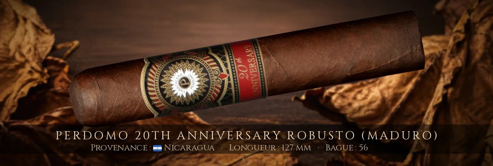 Perdomo 20th Anniversary Robusto (Maduro) — Perdomo — Nicaragua