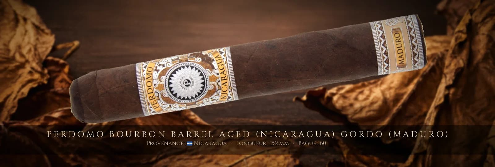 Perdomo Bourbon Barrel Aged (Nicaragua) Gordo (Maduro) — Perdomo — Nicaragua