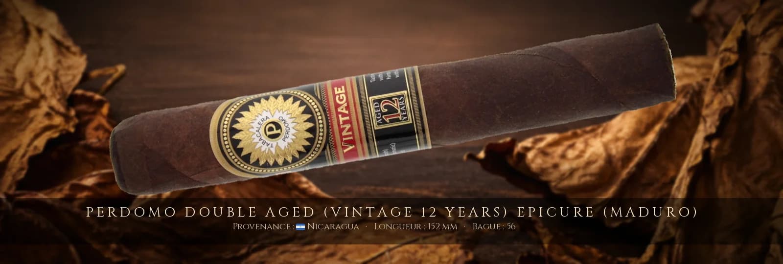 Perdomo Double Aged (Vintage 12 Years) Epicure (Maduro) — Perdomo — Nicaragua