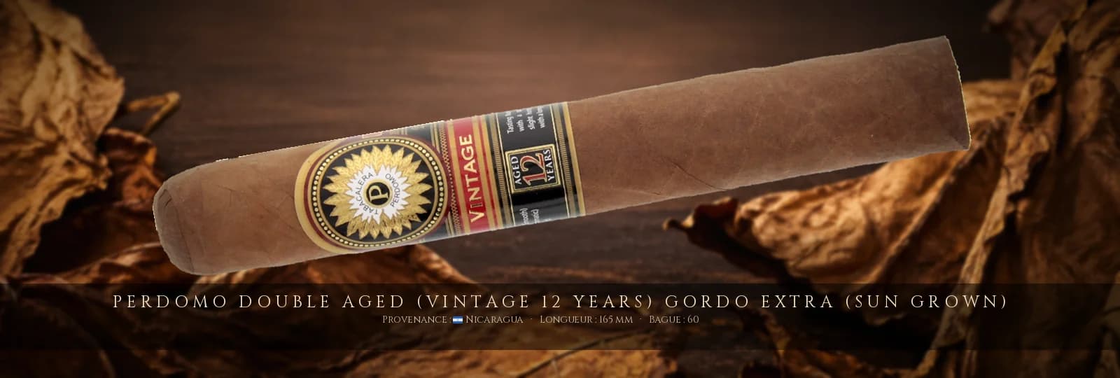 Perdomo Double Aged (Vintage 12 Years) Gordo Extra (Sun Grown) — Perdomo — Nicaragua