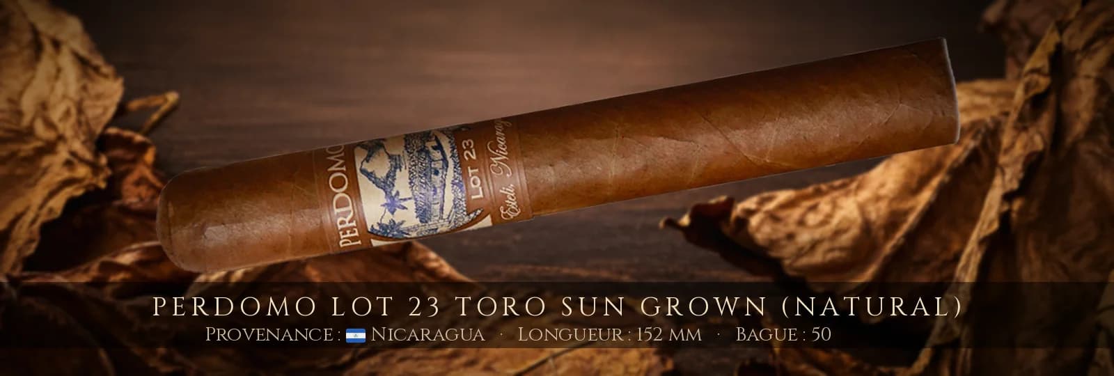 Perdomo Lot 23 Toro Sun Grown (Natural) — Perdomo — Nicaragua