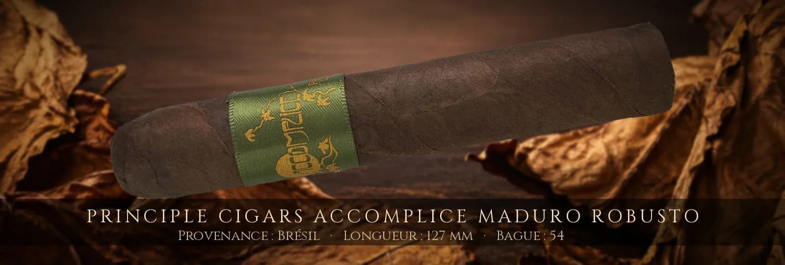 Principle Cigars Accomplice Maduro Robusto — Principle Cigars — Brésil