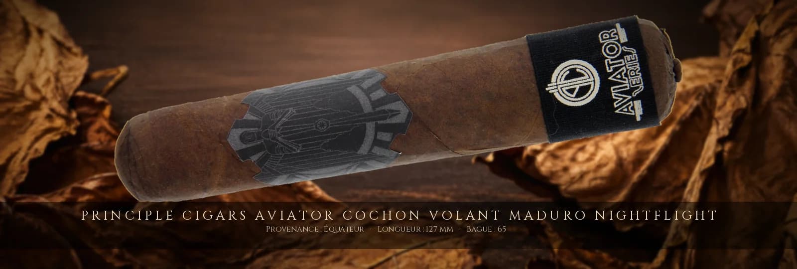 Principle Cigars Aviator Cochon Volant Maduro Nightflight — Principle Cigars — Équateur