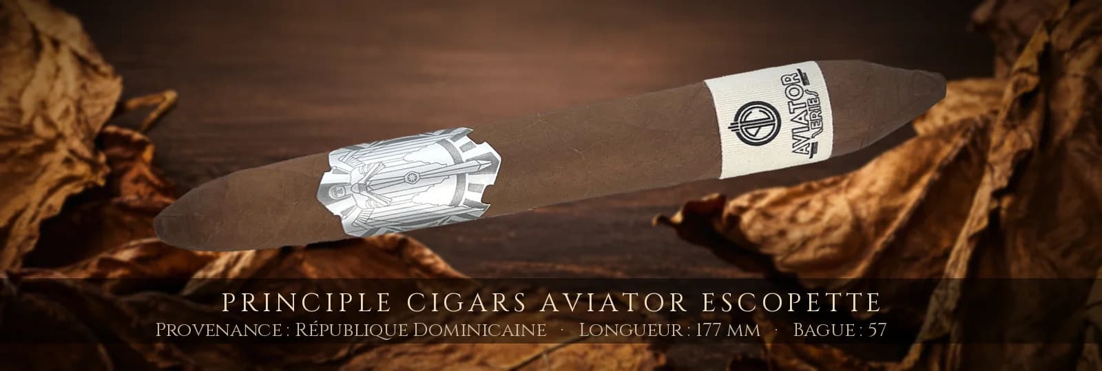 Principle Cigars Aviator Escopette — Principle Cigars — République Dominicaine