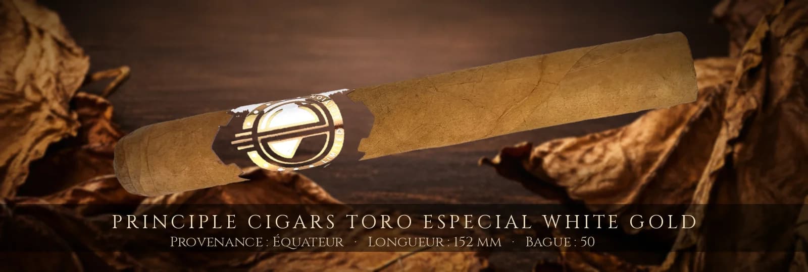 Principle Cigars Toro Especial white gold — Principle Cigars — Équateur