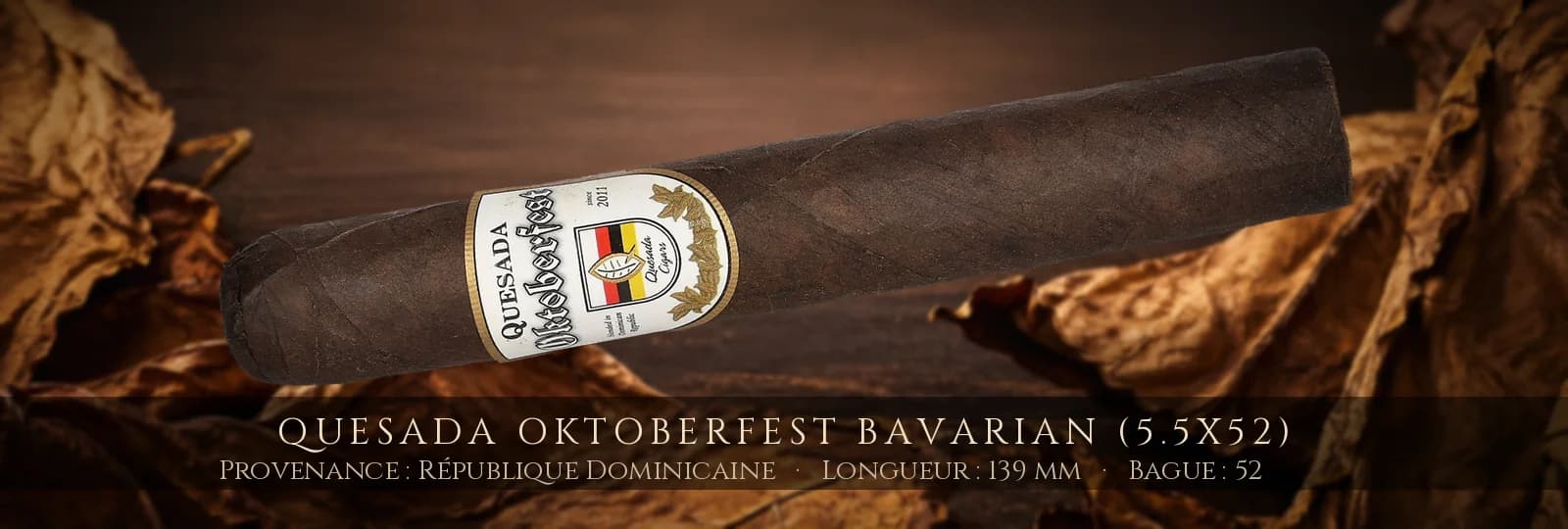 Quesada Oktoberfest Bavarian (5.5x52) — Quesada — République Dominicaine