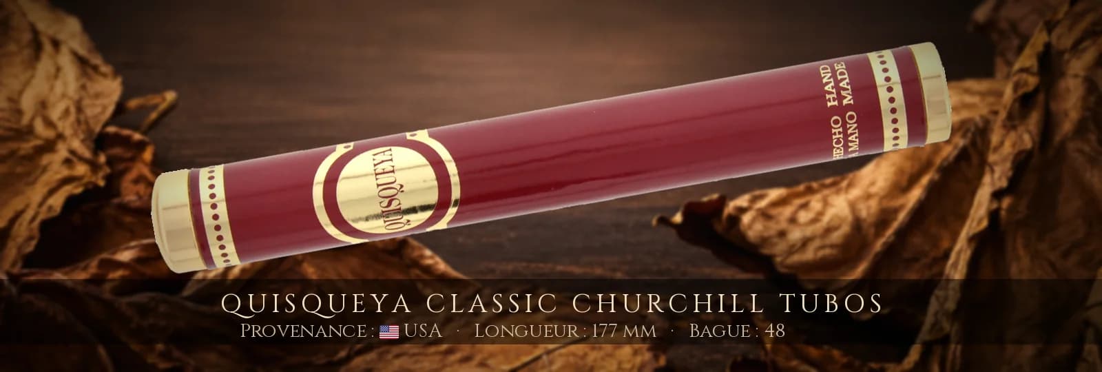 Quisqueya Classic Churchill TUBOS — Quisqueya — USA