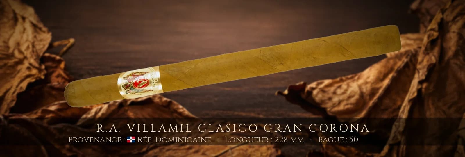 R.A. Villamil Clasico Gran Corona — R.A. Villamil — République Dominicaine