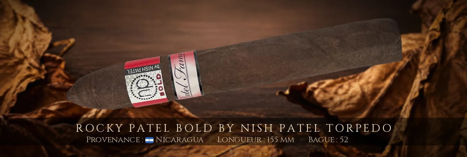 Rocky Patel Bold by Nish Patel Torpedo — Rocky Patel — Nicaragua