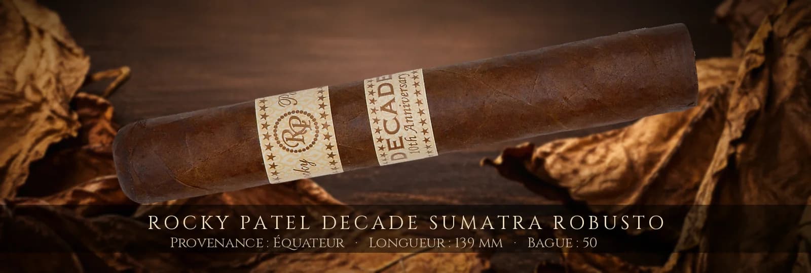 Rocky Patel Decade Sumatra Robusto — Rocky Patel — Équateur