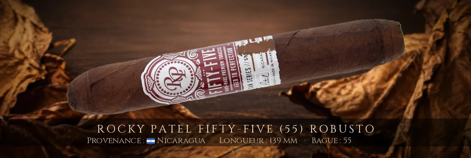 Rocky Patel Fifty-Five (55) Robusto — Rocky Patel — Nicaragua