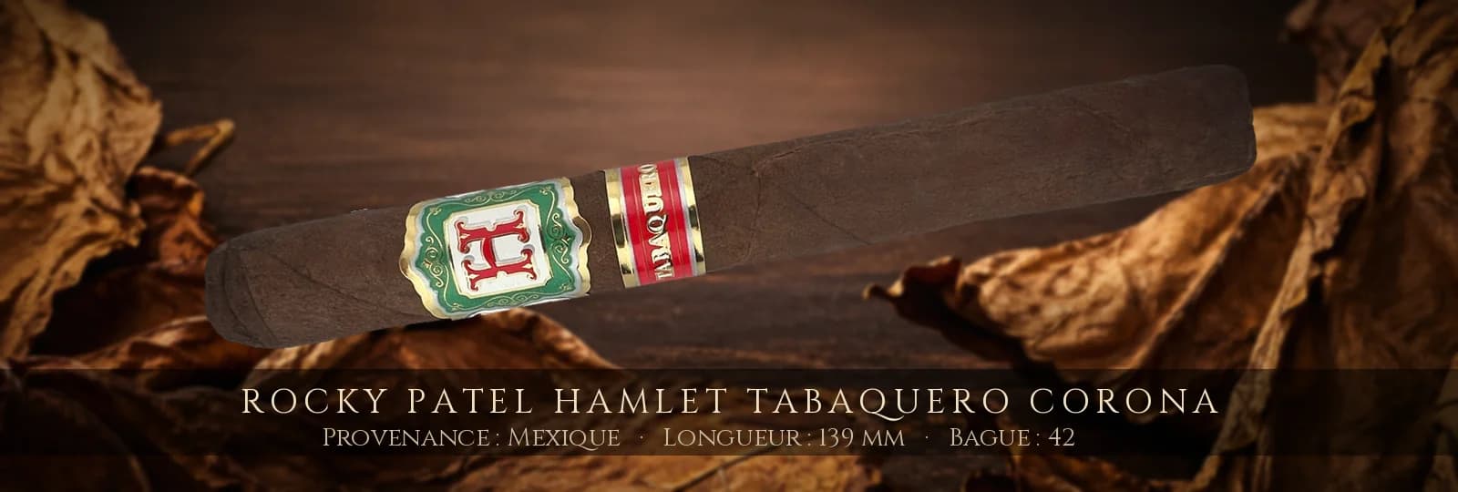 Rocky Patel Hamlet Tabaquero Corona — Rocky Patel — Mexique