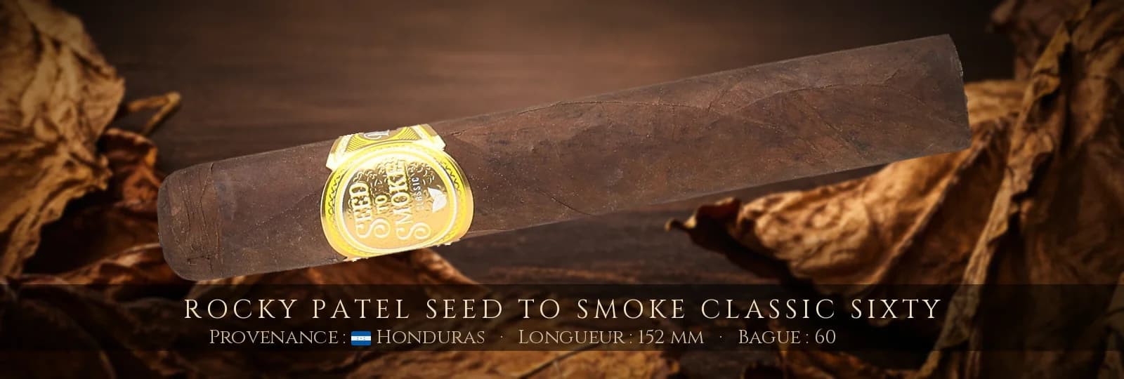 Rocky Patel Seed to Smoke Classic Sixty — Rocky Patel — Honduras