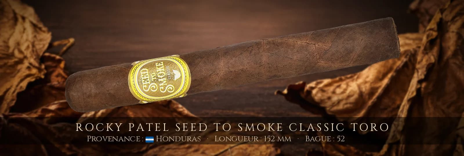 Rocky Patel Seed to Smoke Classic Toro — Rocky Patel — Honduras