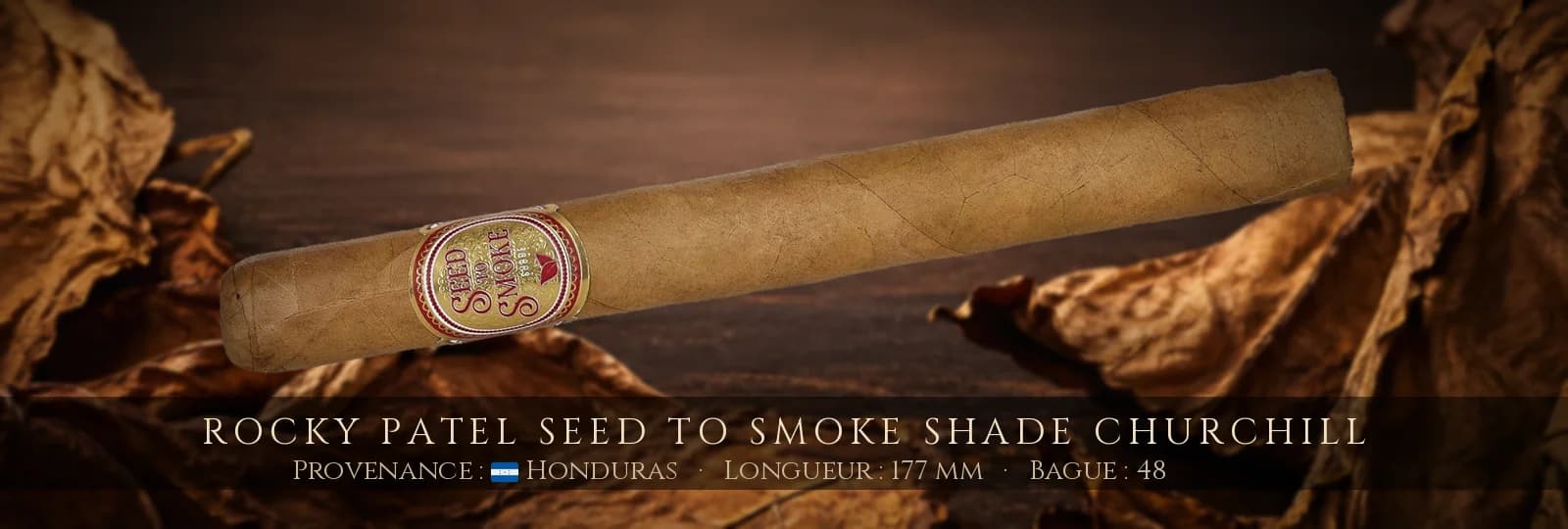 Rocky Patel Seed to Smoke Shade Churchill — Rocky Patel — Honduras