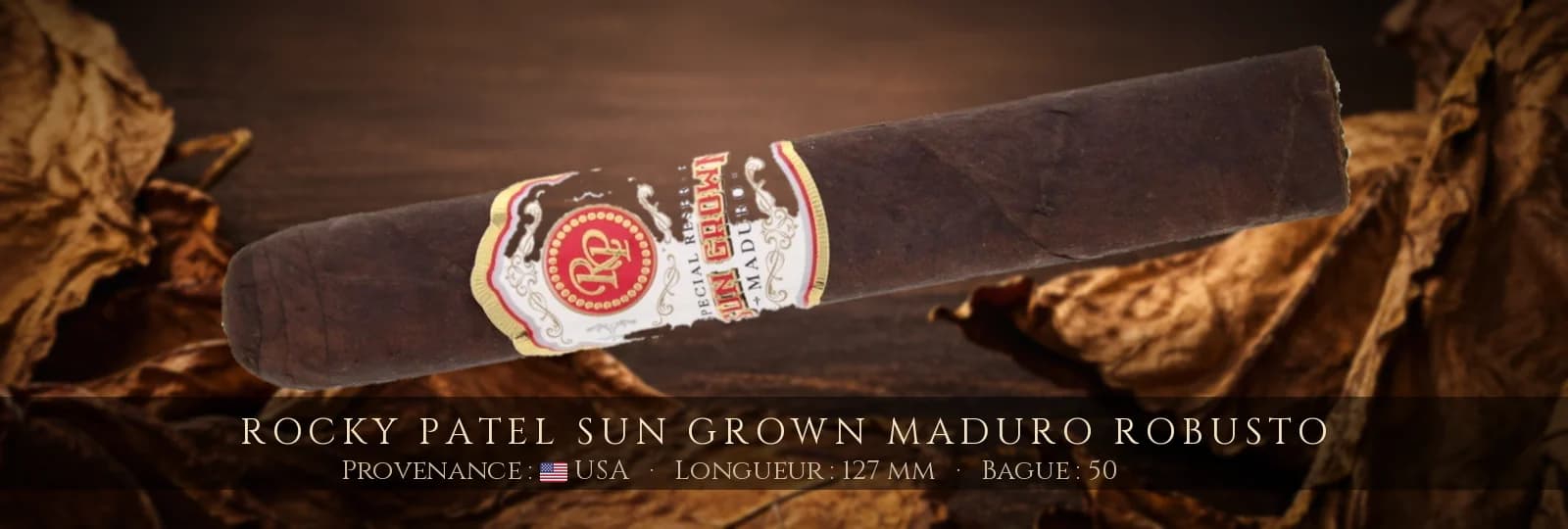 Rocky Patel Sun Grown Maduro Robusto — Rocky Patel — USA