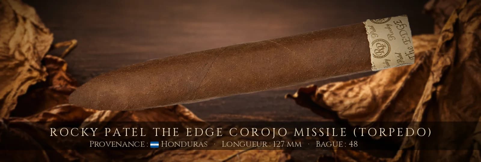 Rocky Patel The Edge Corojo Missile (Torpedo) — Rocky Patel — Honduras