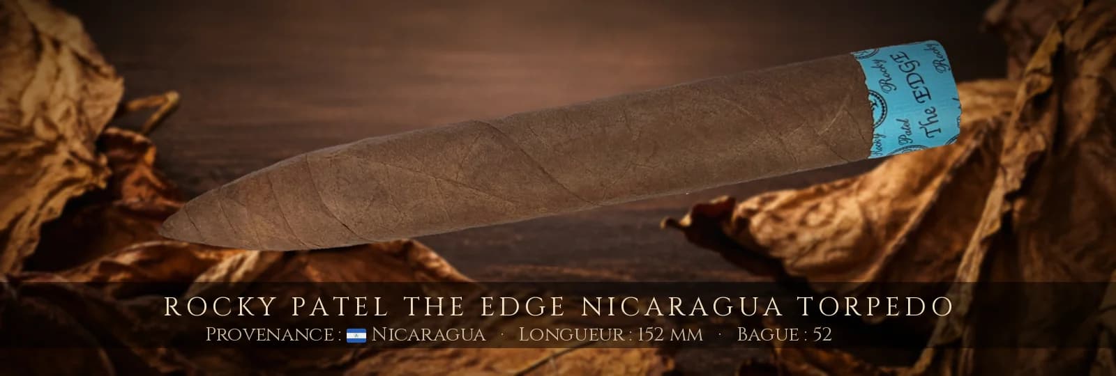 Rocky Patel The Edge Nicaragua Torpedo — Rocky Patel — Nicaragua