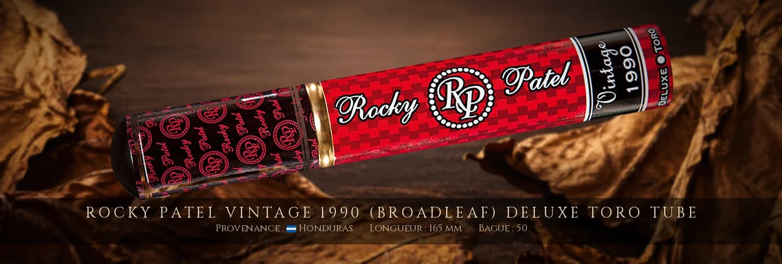 Rocky Patel Vintage 1990 (Broadleaf) Deluxe Toro Tube — Rocky Patel — Honduras