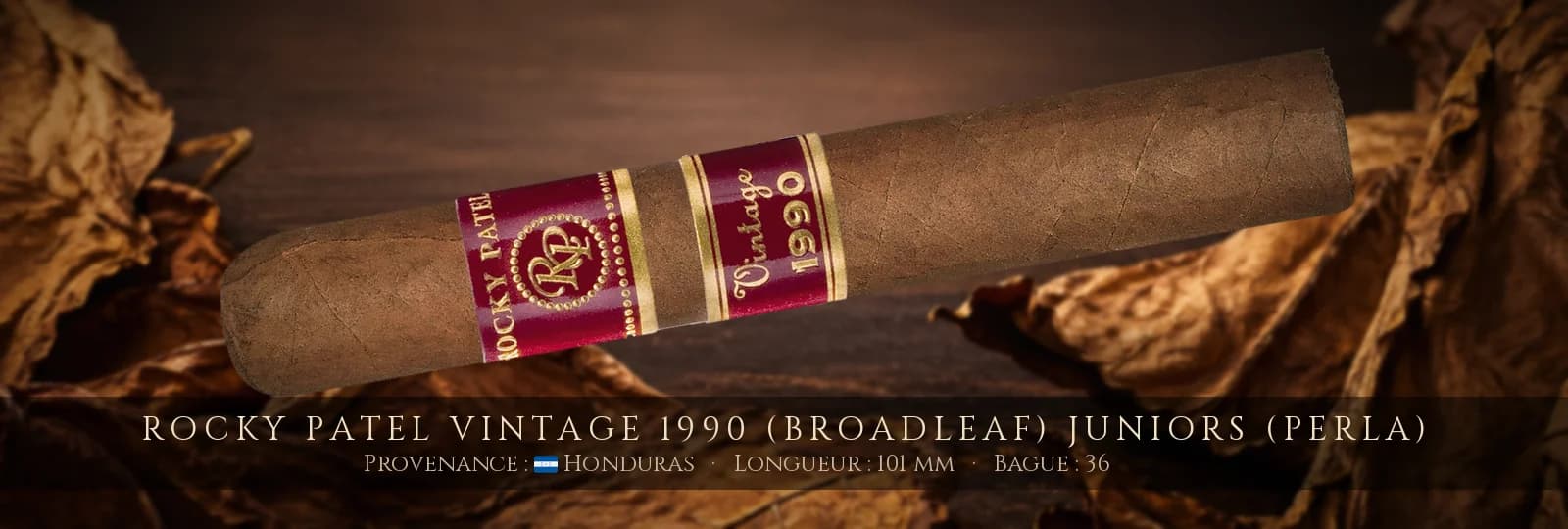 Rocky Patel Vintage 1990 (Broadleaf) Juniors (Perla) — Rocky Patel — Honduras